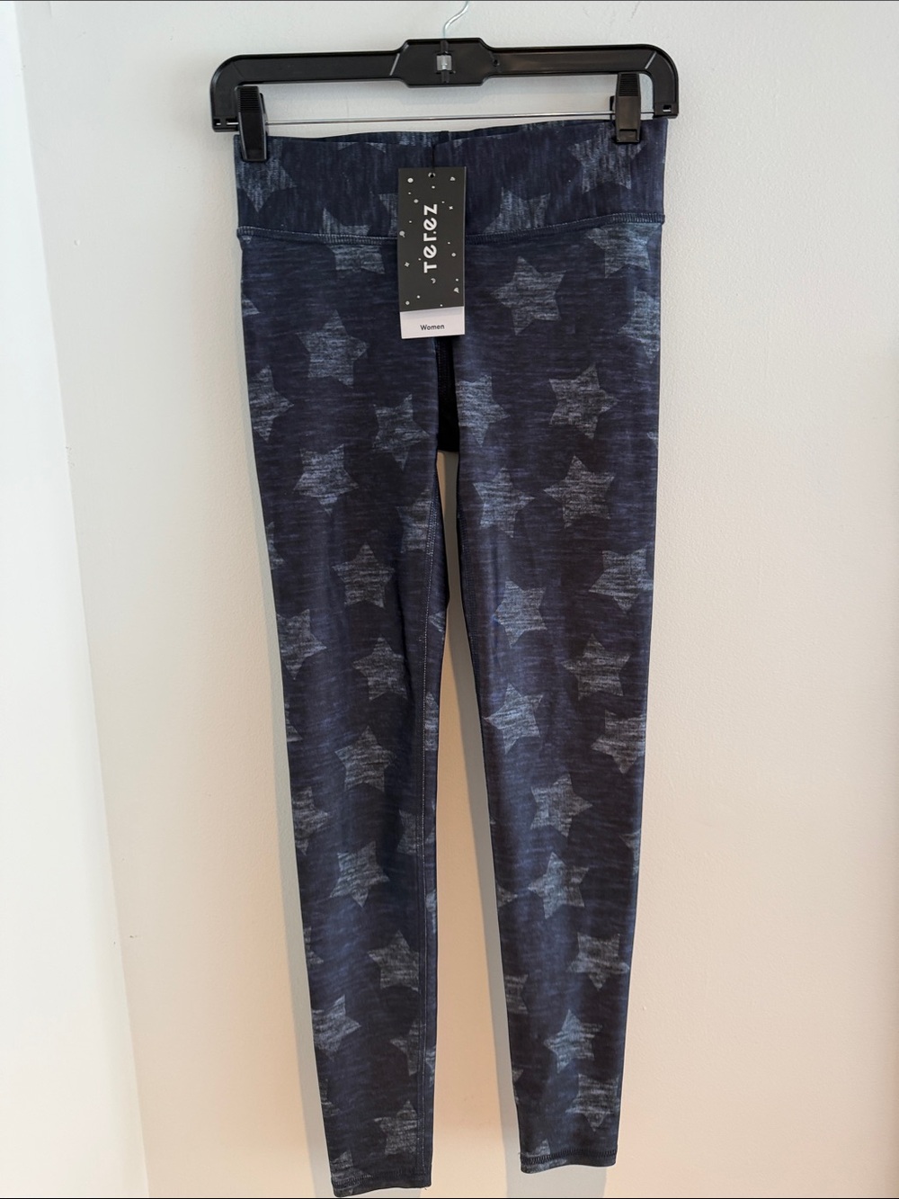 Terez Women's Navy Star-Print High-Rise Jeggings